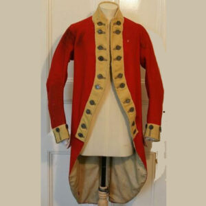 New Army Red coat American War of Independence 18th century clothing Jacket