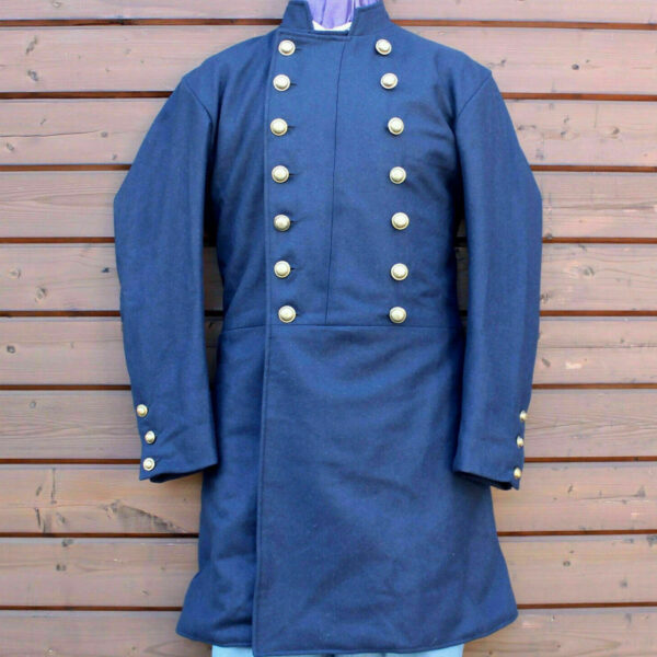 New Civil War Senior Officer Frock Men’s Blue Wool Coat