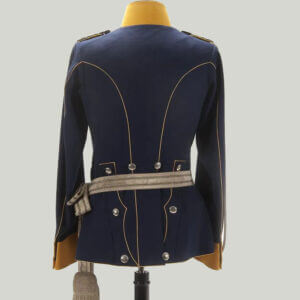 New German Prussian Colonel Navy Blue Wool Jackson Coat