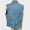 New Mens Military Army Blue with GOLD Braiding Hussar Waistcoat Jacket1