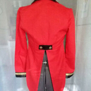 New Military wool Tail coat, Men's Red British uniform coat