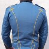 Sky Blue hussar jacket parade jacket mens military jacket army drummer musician jacket1