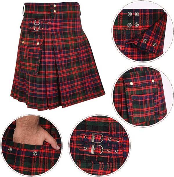 Men’s Heavy Tartan Utility Kilt