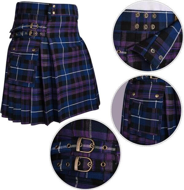 Men’s Heavy Tartan Utility Kilt