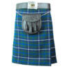 Mens Blue Douglas Value Tartan Kilt