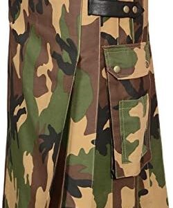 Scottish Camouflage Utility Kilt for Men