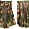 Scottish Camouflage Utility Kilt for Men