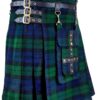 Tartan Utility Kilts For Men with Front Detachable pocket