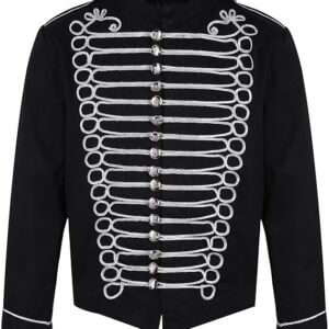 Steampunk Napoleon Military Drummer Parade Hussar Jacket