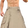 Tactical Kilt Irish Scottish Kilt for Men with Pockets